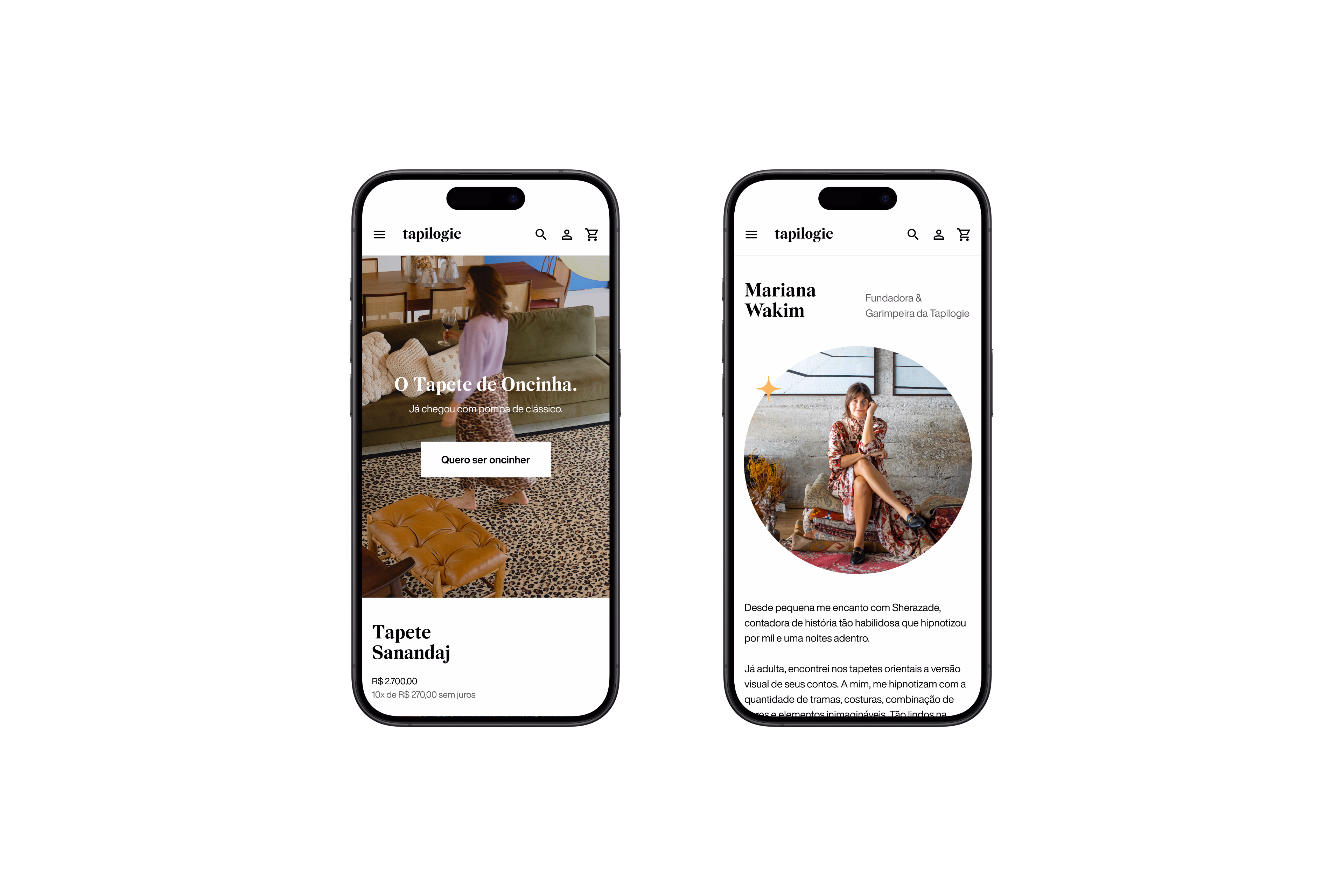 Tapilogie — Telas mobile 1 e 2
