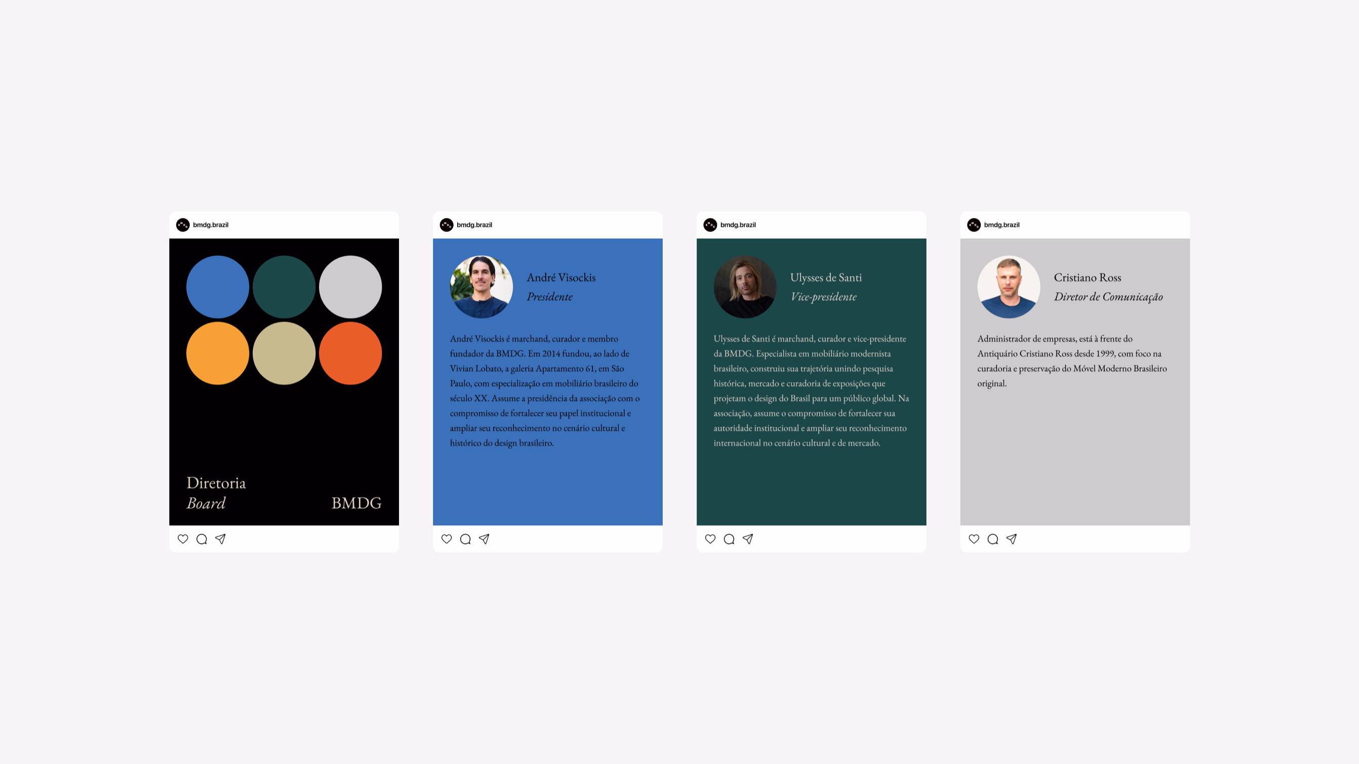BMDG — Visual identity details and typography