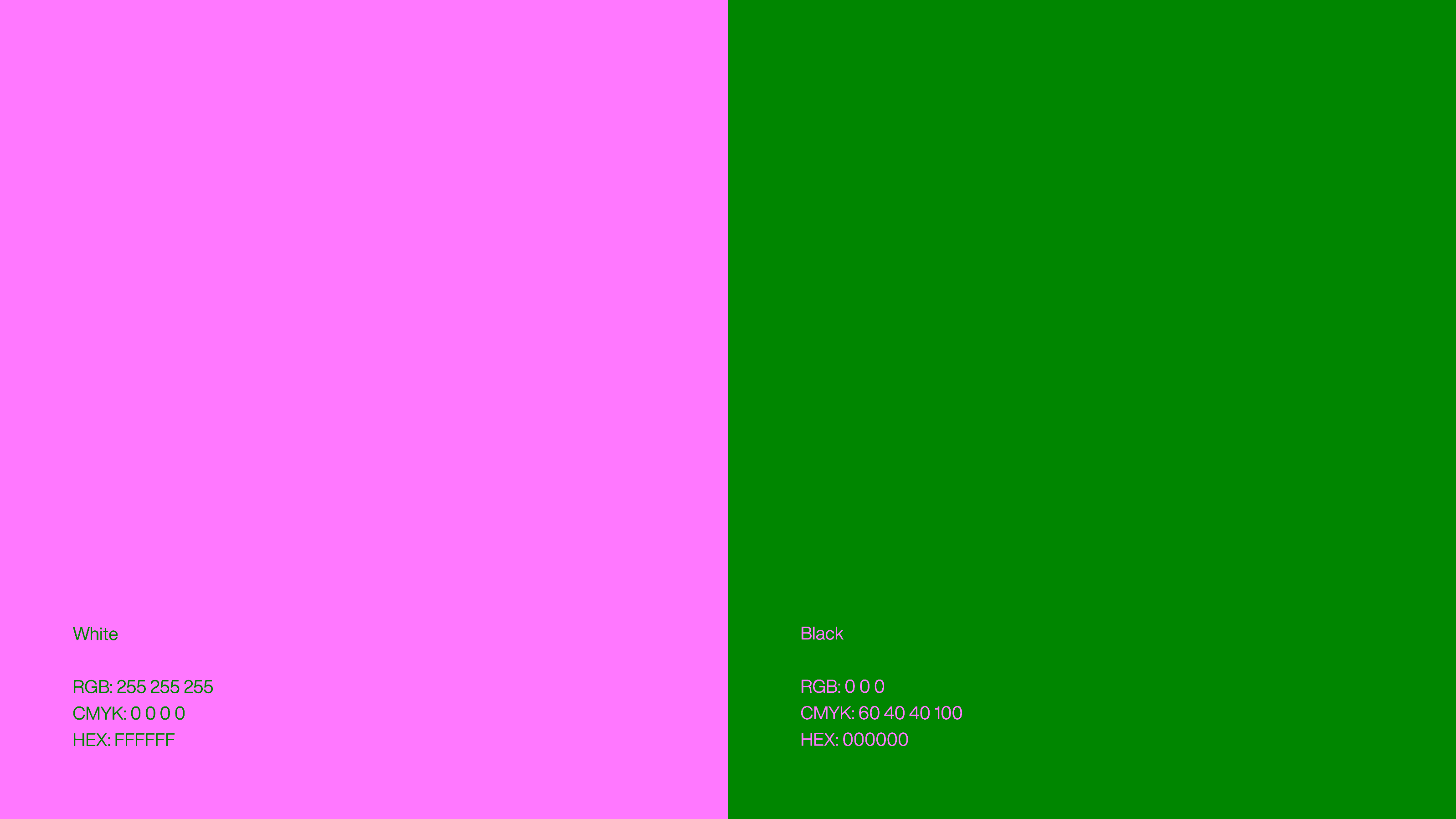 Ready for Production — Minimalist color palette: White and Black