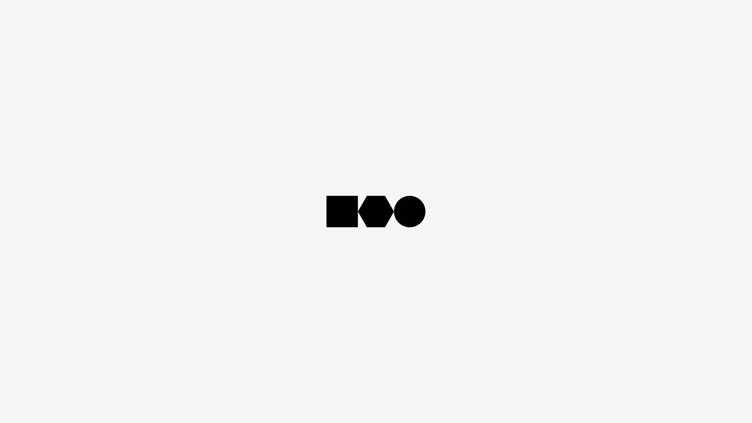 Ready for Production — Logomark com três formas: quadrado, hexágono e círculo