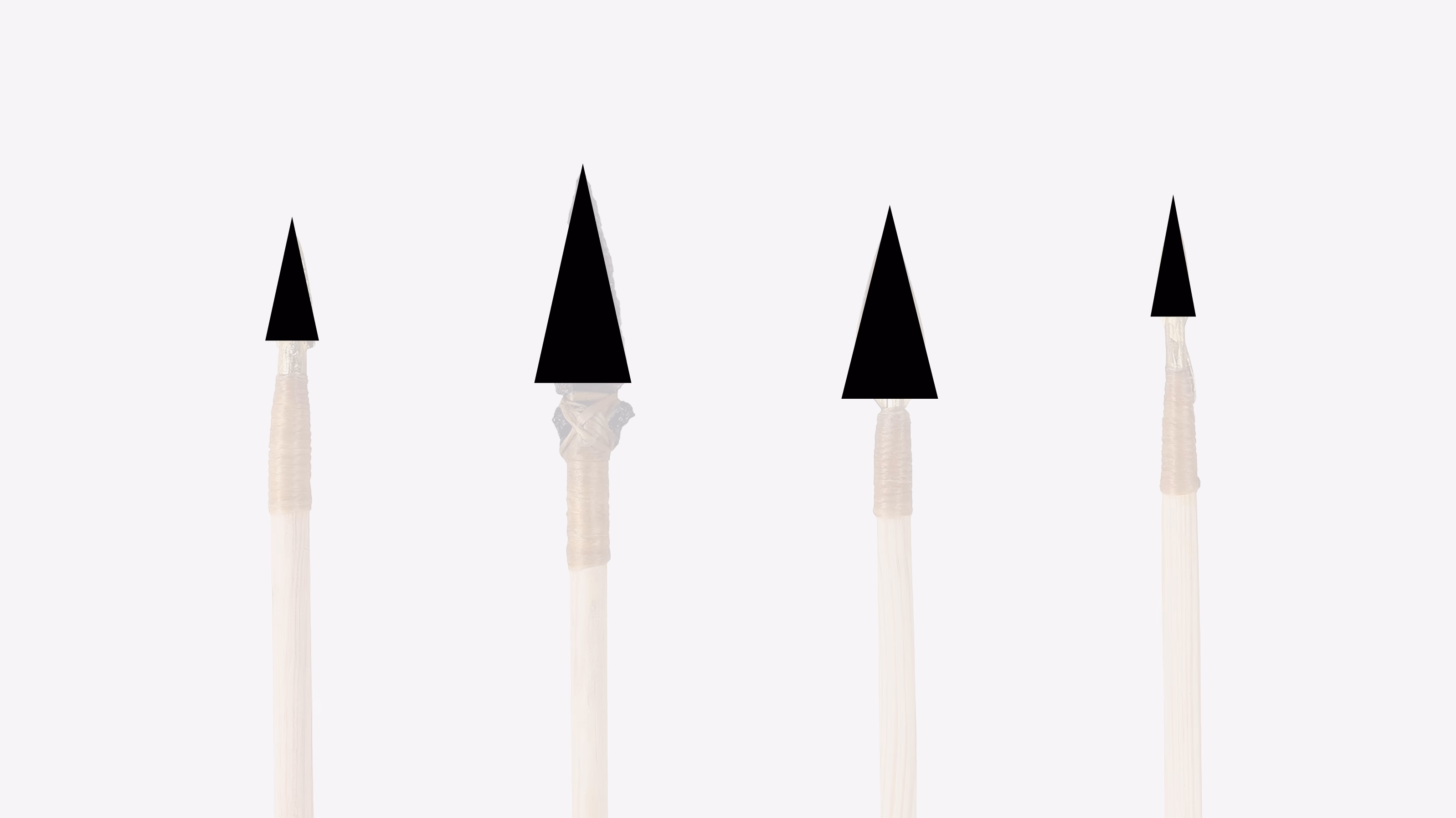 Arkemis — Stylized arrowheads abstracted into geometric triangular shapes